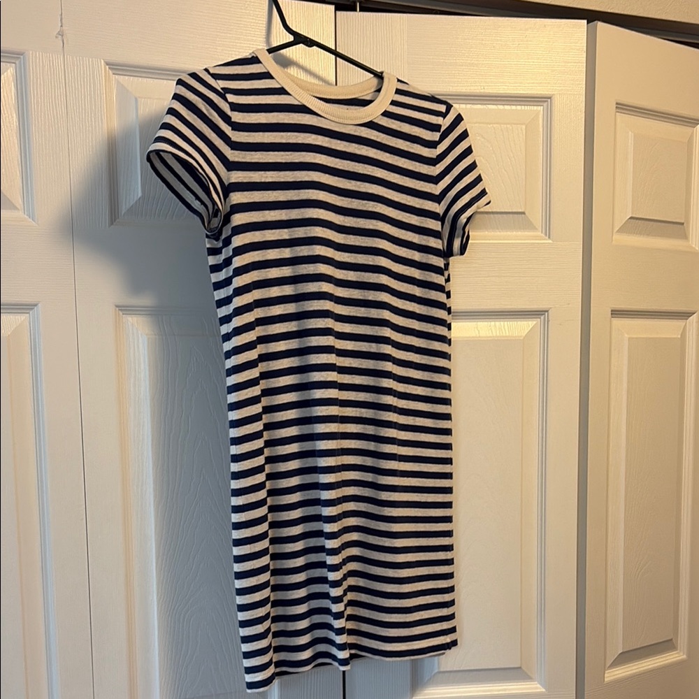 Striped Short Sleeve Dress